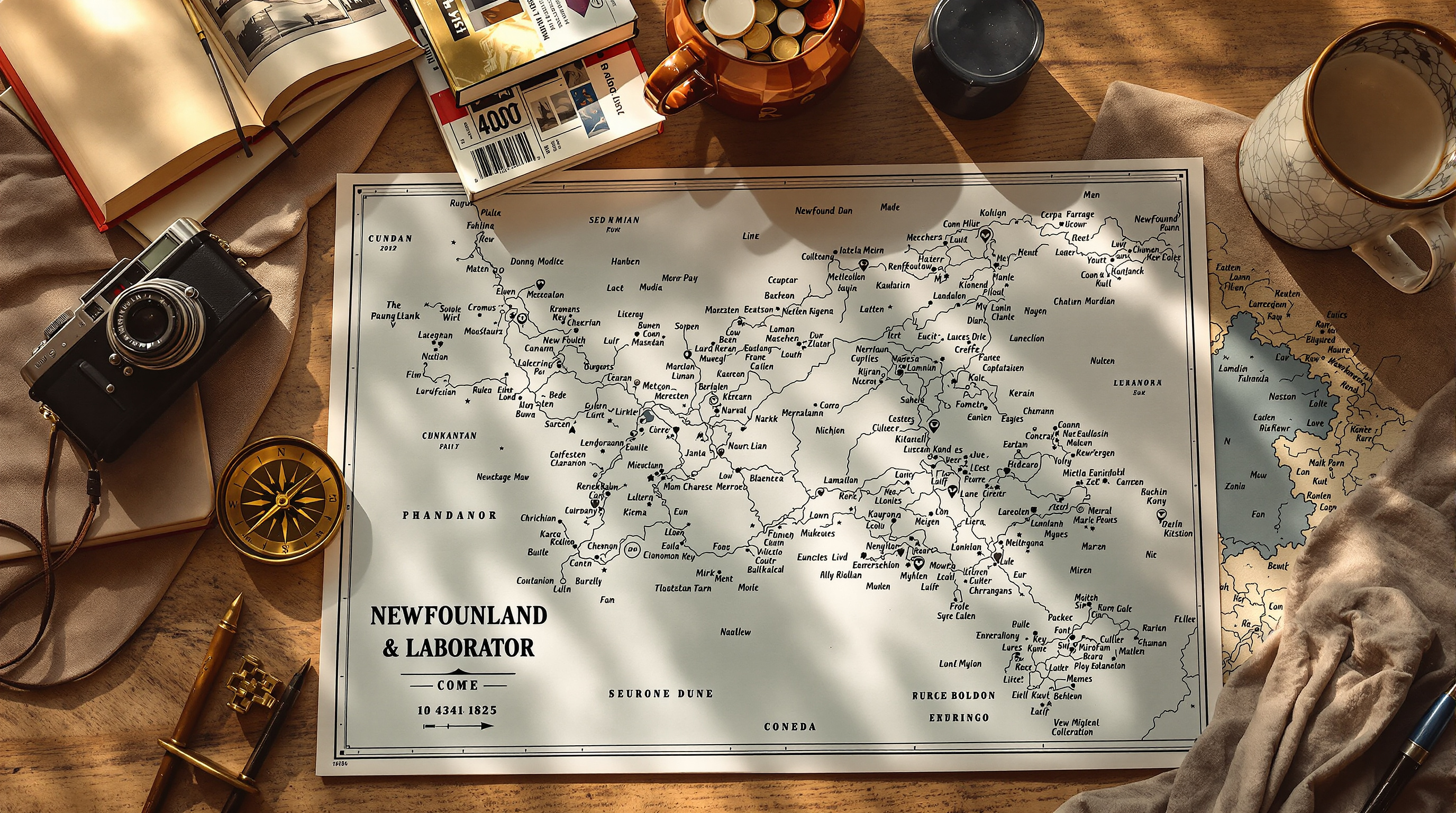 Trip planning materials for Newfoundland and Labrador